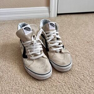 Disney Vans Sk8-Hi Dalmatian‎ Print High Top Sneakers Size US 5